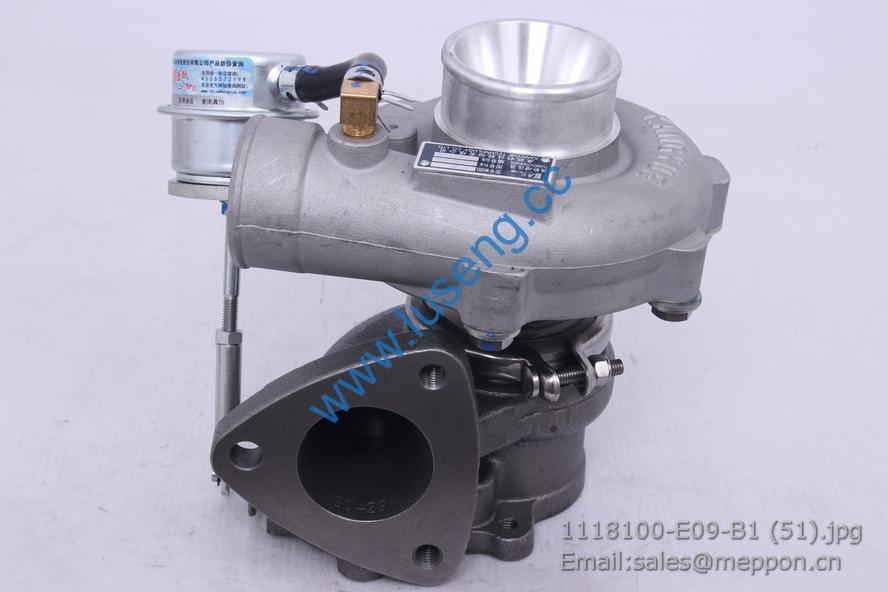 1118100-E09-B1 turbocharger JP50S 00JP050S055 GW2.5TCI