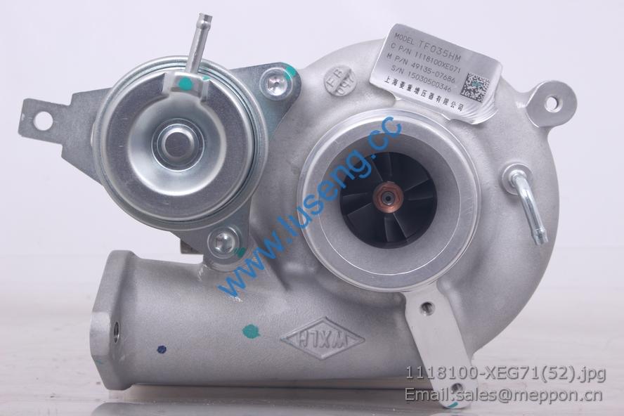 1118100-XEG71 turbocharger 49135-07686 tf035hm