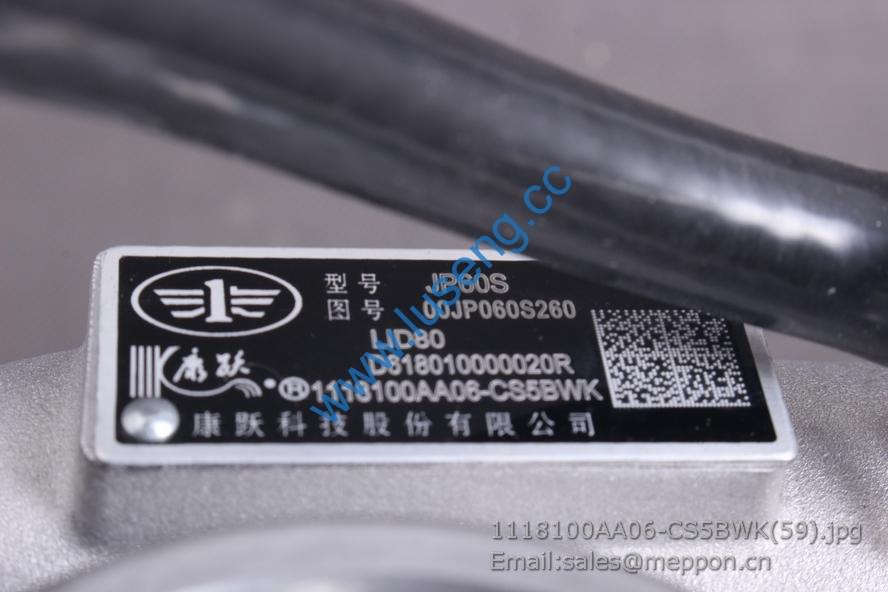 JP60S 00JP060S260 4DX23-110E3 1118100-A06-CS5BWK