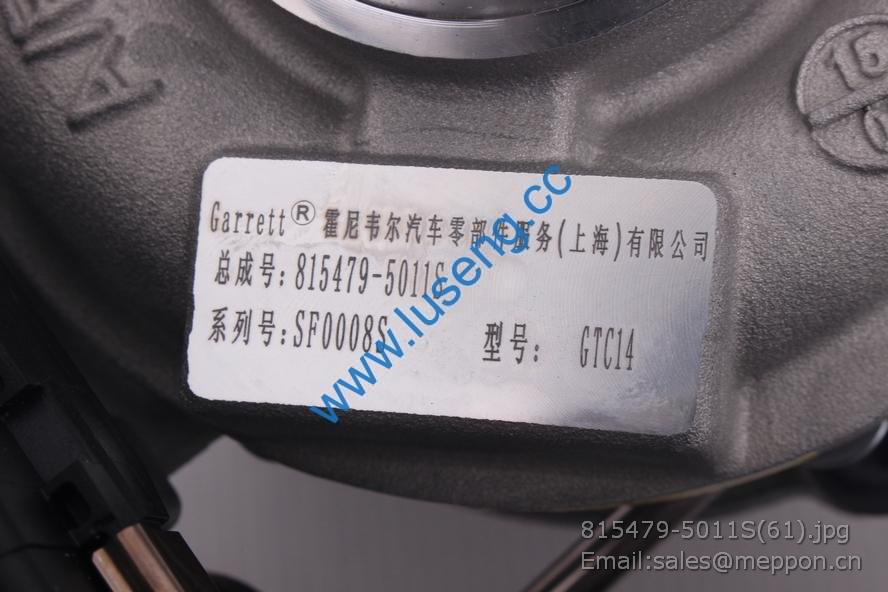 1118100XED15 GREATWALL turbocharger 815479-5011S 4D20