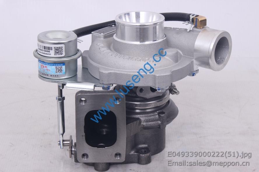 E049339000222 turbocharger JP60S K0JP055K002 4J28TC-1f4