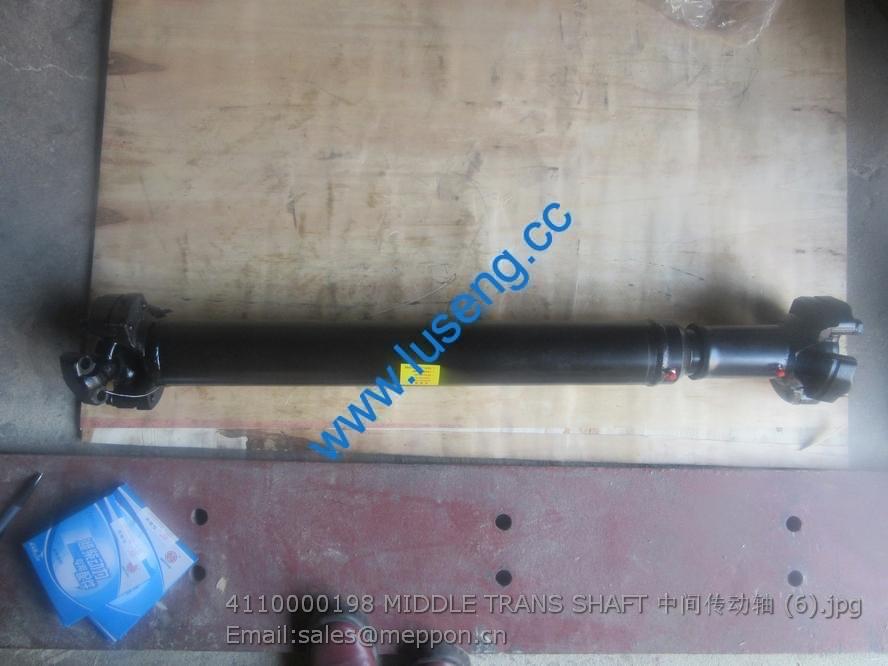 4110000198 MIDDLE TRANS SHAFT sdlg lg968 wheel loader