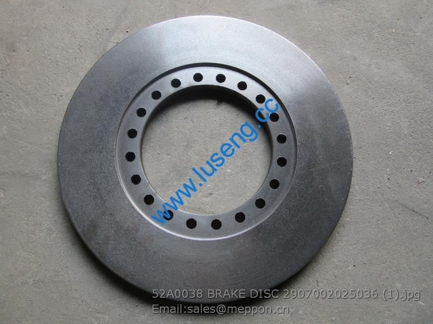 52A0038 BRAKE DISC 2907002025036