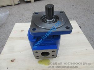 SEM650 W067100000B GEAR PUMP SEM PAYLOADER PARTS p4800-80