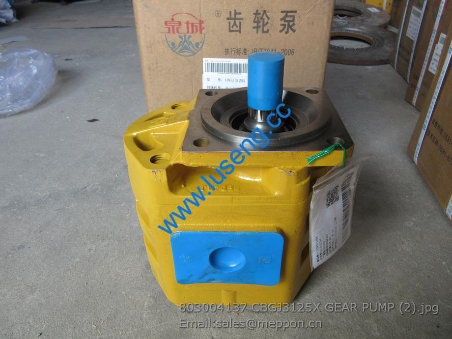 803004137 CBGJ3125X GEAR PUMP XCMG