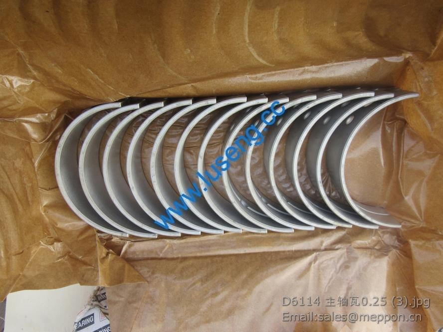 SHANGCHAI D6114 MAIN BEARING 0.25