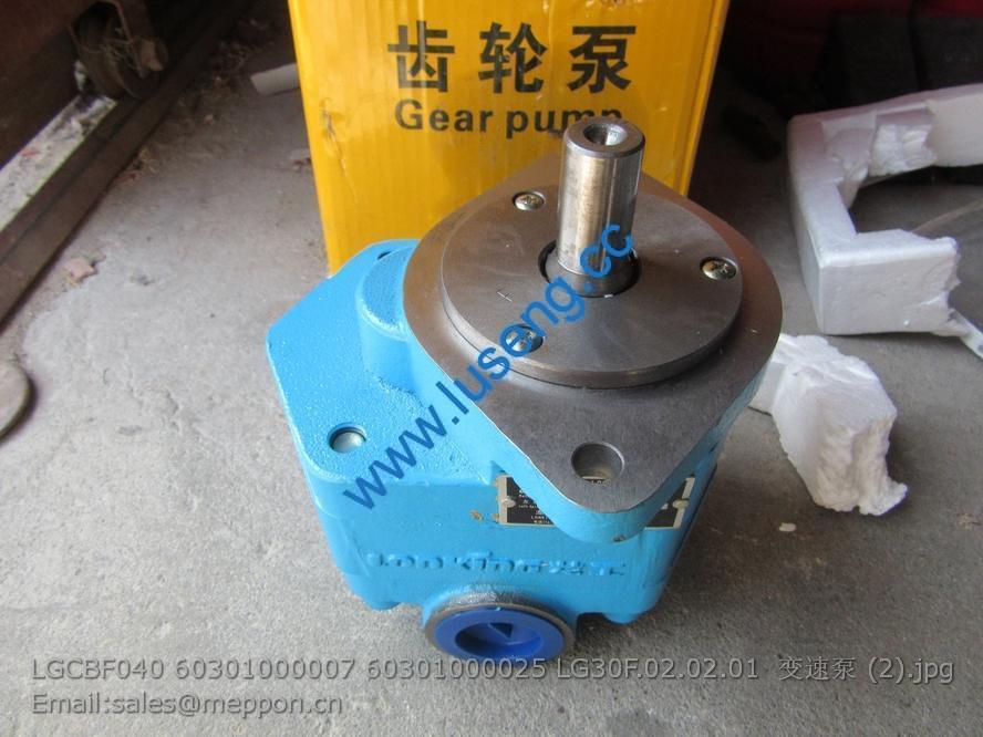 LGCBF040 60301000007 60301000025 LG30F.02.02.01 transmission pump lonking