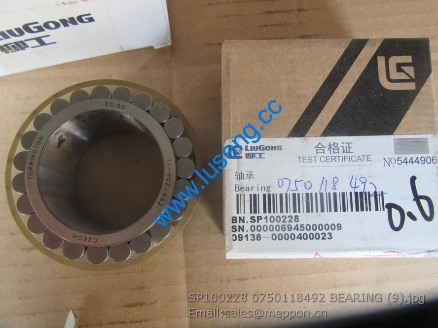 SP100228 0750118492 BEARING – Luseng Co., Ltd SP100228 0750118492 BEARING – Luseng Co., Ltd