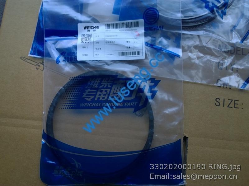 330202000190 RING WEICHAI BAUDOUIN PARTS