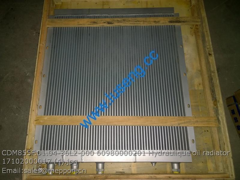 CDM855F.01.04-36L2-000 60980000201 Hydraulique oïl radiator 17102000017
