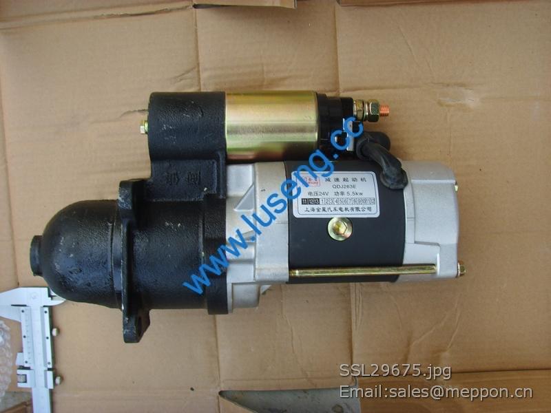 6D263E/QD263E-00WX 24B 5.5KW motor starter xg916a wheel loader parts