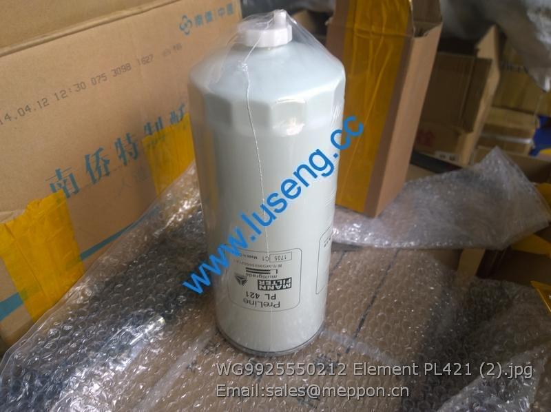 WG9925550212/1 Element PL421 SINOTRUCK WG9925550212