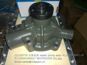 12159770 water pump assy 4110000909119 4110000189027 W47002040