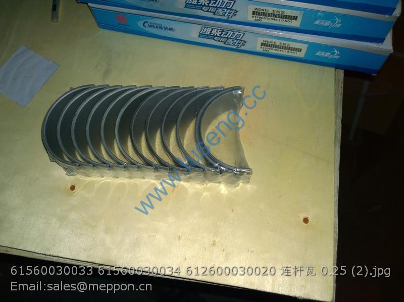 61560030033 61560030034 612600030020 ROD BEARING 0.25