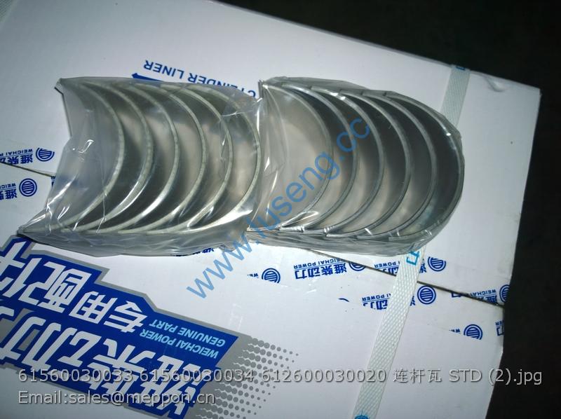 61560030033 61560030034 612600030020 WEICHAI ROD BEARING STD